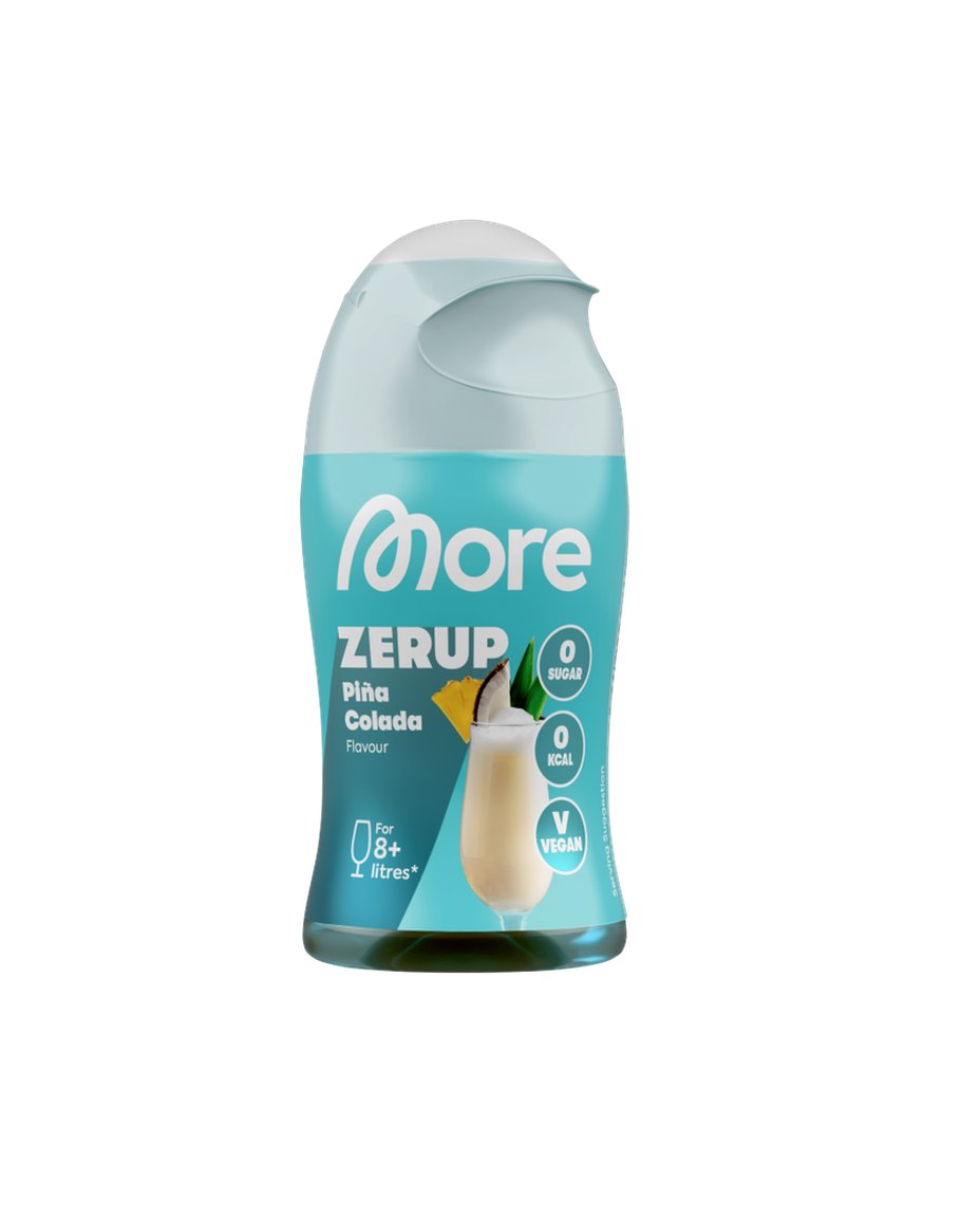 Vorher: freigestelltes Produktbild einer Sirup-Flasche auf Weiß